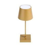 OHS Battery Operated Gold Table Lamp, Cordless Table Lamps for Home Portable LED Light Long Lasting Decorative Bedside Table Lamps for Bedroom Living Room Office Outdoor Use