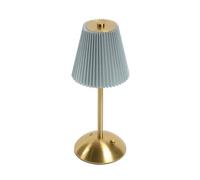 OHS Battery Operated Lamp, Cordless USB Rechargeable Lamp Portable LED Light Bedside Lamps Long Lasting Decorative Table Lamps for Living Room Bedroom Home Office, Blue