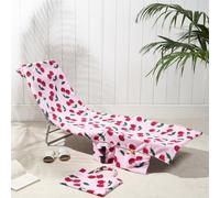 OHS Beach Towel Bag Microfiber Quick Dry Absorbent Soft Large Travel Bath in Light Pink OHS Light Pink