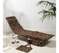 OHS Beach Towel Bag Microfiber Quick Dry Absorbent Soft Large Travel Bath in Natural OHS Natural