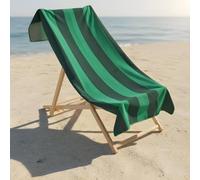 OHS Beach Towel Bath Travel Quick Dry Microfibre Absorbent in Green OHS Green