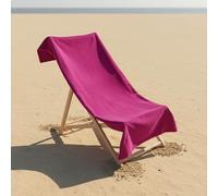 OHS Beach Towels for Adults, Super Soft Quick Dry Sand Free Microfibre Towel Large Lightweight Compact Pool Summer Beach Essentials Travel Towel, Magenta - 71 x 152cm