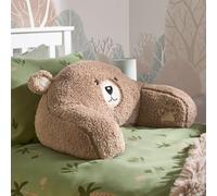 OHS Bear Teddy Fleece Reading Cuddle Cushion Gaming Reading Bed Support in Natural OHS Natural