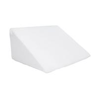 OHS Bed Wedge Pillow Back Support Cushion Memory Foam Acid Reflux Removable Cover in White OHS White