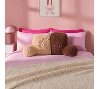 OHS Biscuit Duo Character Cuddle Cushion Support Cushion, Multi | Soft Fleece Cuddle Cushion Ideal For Reading Gaming Watching TV On Bed Or Sofa