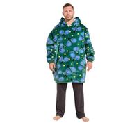 OHS Blanket Hoodie Sherpa Fleece Oversized Hoodie Wearable Blanket