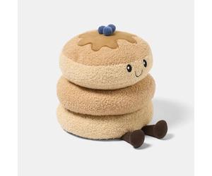 OHS Blueberry Pancake Plush Pillow, Decorative Pillows Stuffed Toy Novelty Cushions for Sofa Bed Cuddle Cushion Cute Room Decor Throw Pillow Gifts for Adults Kids Girls Boys, 25cm