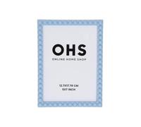 OHS Bobbin Photo Frame 5x7 Plastic Vintage Picture Frames 2 Pack, Blue
