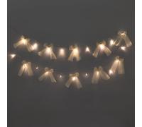 OHS Bow String Lights 10 Pack Fairy Lights, Cream - Battery Operated | Low Heat LED Safe for Curtains and Furniture Living Room or Christmas Decoration Festive