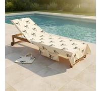 Ohs Bows Beach Towel With Bag Quick Dry Absorbent Travel Spa