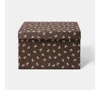 Ohs Bows Foldable Fabric Storage Box Toy Organiser With Lid