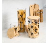 Ohs Bows Food Container Airtight Bamboo Lid Kitchen Storage Jar - Medium