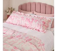 Ohs Bows Frill Bolster Pillow Soft Maternity Back Support Filled Cushion