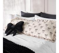 Ohs Bows Frill Bolster Pillow Soft Maternity Back Support Filled Cushion