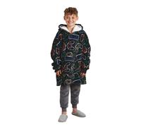 OHS Boy's Game Remote Hoodie Blanket Soft Fleece Oversized Kids Throw OHS Multicolor One Size