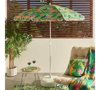 Ohs Bright Palm Parasol Umbrella Garden Outdoor Canopy Sun Shade