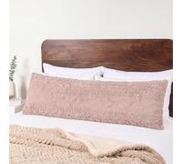 OHS Cable Knit Bolster Pillow Bed Cushions Bolster Cushion, Natural