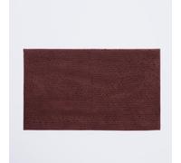 Ohs Chenille Noodle Non-Slip Soft Shower Bath Mat, 45 X 75Cm - Burgundy