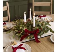 Ohs Christmas Berry Bow Artificial Wreath Flower Foliage Festive Home Decor