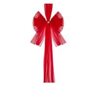 OHS Christmas Door Bow Large Wreath Decoration, Red