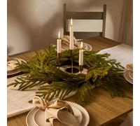 Ohs Christmas Fir Greenery Artificial Wreath Flower Foliage Festive Home Decor