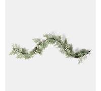 OHS Christmas Garland Artificial White Berries, Christmas Decorations Xmas Garland for Stairs Fireplace Holiday Wedding Home Window Indoor Decor, 180cm