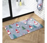 OHS Christmas Gonk Embossed Bath Mats Non-Slip Shower Rug OHS Multicolor