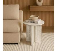 Ohs Circle Side Table Corner Bedroom Living Room Office End Bedside