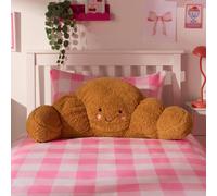 OHS Claude the Croissant Cuddle Cushion Novelty Reading Pillow in Brown OHS Brown