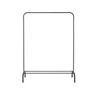 OHS Clothes Rail Portable 25KG Load Clothes Rack with Shoe Shelf, Black