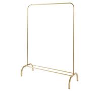 OHS Clothes Rail Portable 25KG Load Clothes Rack with Shoe Shelf, Gold