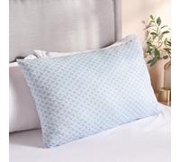 OHS Cool Pillows for Sleeping 1 Pack, Breathable Medium Firm Support Back & Side Sleeper Pillow for Hot Sleepers Reducing Heat & Night Sweats Temperature Regulating Cooling Pillow, White - 48 x 74cm