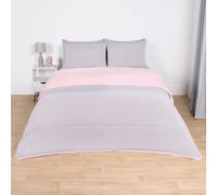 OHS Coverless 10.5 Duvet & Pillowcase, Blush/silver - King