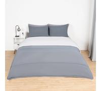 OHS Coverless 10.5 Duvet & Pillowcase, Grey/silver - King
