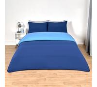 OHS Coverless 10.5 Duvet & Pillowcase, Navy/blue - King