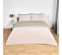 OHS Coverless 10.5 Tog Duvet & Pillowcase, Sage/natural - King