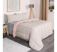 Ohs Coverless 10.5 Tog Duvet Set With Pillowcase Bedding, Blush/grey - Double
