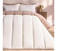 Ohs Coverless 10.5 Tog Duvet Set With Pillowcase Bedding, Ivory/mink - Double