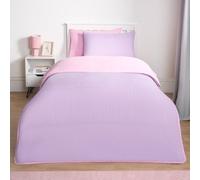 Ohs Coverless 10.5 Tog Reversible Duvet & Pillowcase, Pink/lilac - Double