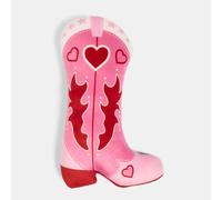 OHS Cowboy Boot Shaped Cushion Soft Plush Decorative Pillow