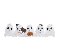 OHS Cream Halloween Ghost Door Draught Excluder 90cm Cold Air Noise Blocker | Funny Halloween Decorations Home Accessories Draught Excluder for Doors Window Bottom Energy Saving Draft Excluder Cushion