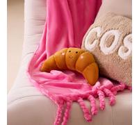 OHS Croissant Soft Plush Microwaveable Heat Pad in Brown OHS Brown