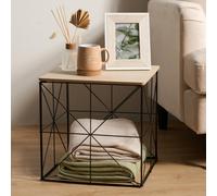 OHS Cube Storage Basket Large Table Folding Wire Organiser Living Room Home Bedroom