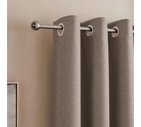 OHS Curtain Pole Ball 28mm Curtain Rail Curtain Rod, Gun Metal - 120-220cm | Ball Finial Ends Included Matching Brackets and Rings Fits Eyelet or Ring Top Curtains Telescopic Slide and Lock Design