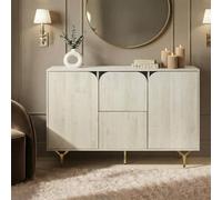 Ohs Curved Modern Sideboard Buffet Cabinet Cupboard Storage Unit