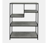 OHS Display Unit Multi Tier Side Table Shelving Organiser Storage Home in Light Grey OHS Light Grey