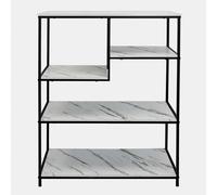 OHS Display Unit Multi Tier Side Table Shelving Organiser Storage Home in White OHS White