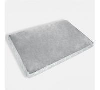 Ohs Dog Bed Pet Large Crate Cushion Pad Grey Removable Cover Anti-Slip Backing