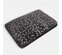 Ohs Dog Bed Pet Large Cushion Pad Charcoal Bone Removable Cover Non-Slip Backing