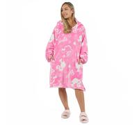 OHS Doll Barbie Hoodie Blanket Oversized Fleece Throw Jumper Sweatshirt in Pink OHS Pink One Size